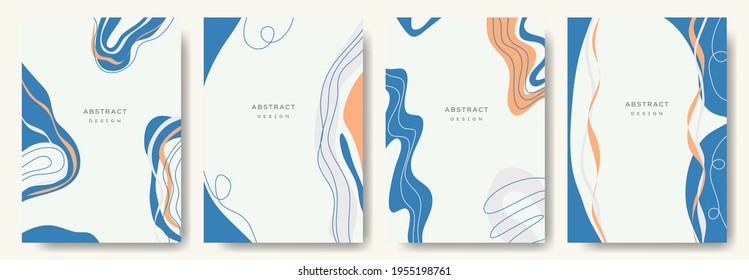 cover design elements set with copy space for text.Abstract vintage background.or Ideal for postcards,poster, business card,flyer,brochure,magazine,social media and other.vector illustration