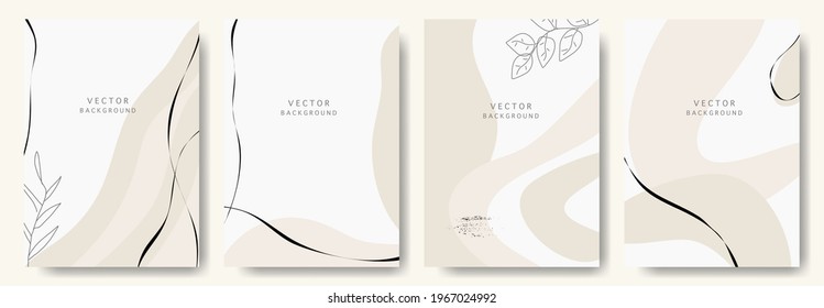 cover design elements set with copy space for text.Abstract vintage background.or Ideal for postcards,poster, business card,flyer,brochure,magazine,social media and other.vector illustration