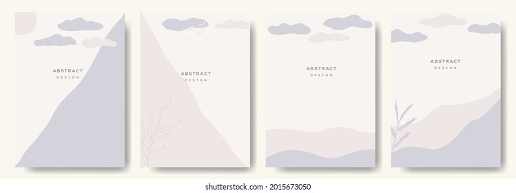 cover design elements set with copy space for text.Abstract vintage background.or Ideal for postcards,poster, business card,flyer,brochure,magazine,social media and other.vector illustration
