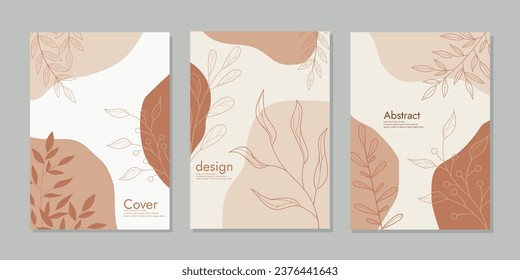 Diseño de portada con estampado floral. Flores creativas dibujadas a mano. tamaño A4 Para libros escolares, cuadernos, volantes, libros, diarios, planificadores, folletos, catálogos