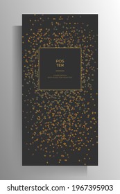 Cover design for flyer, brochure, book, catalog, booklet, folder. Vector template for your text with geometric pattern in pastel colors.