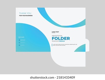 Cover design for folder, brochure, catalogue, layout for placement of photos and text, creative modern design of geometric elements