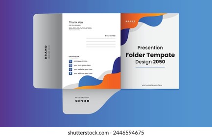 Diseño de la cubierta para la carpeta, folleto, catálogo, diseño para la colocación de Fotos y texto, diseño moderno creativo