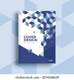 Cover design with geometric patterns