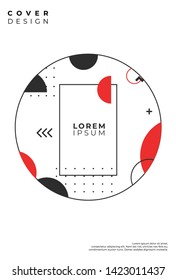 COVER DESIGN WITH GEOMETRIC SHAPE