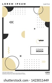 COVER DESIGN WITH GEOMETRIC SHAPE
