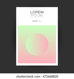 Cover Design Gradient Colors. Applicable for Covers, Placards, Posters, Flyers and Banner Design.