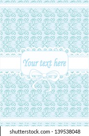 Cover design, or greeting card, vector illustration