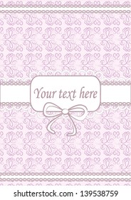 Cover design or greeting card, vector illustration