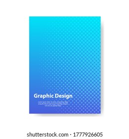 Diseño de portada. El semitono tiene un diseño de color completo. Patrones geométricos futuros con sombras. Vector Eps10