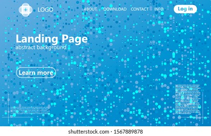 Cover design. Landing page. Geometric background. Minimal abstract cover design. Creative colorful wallpaper. Trendy gradient poster. Vector illustration.