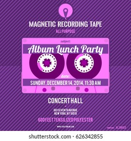 Cover design, layout for concert poster