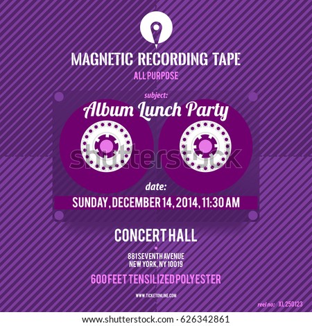 Cover design, layout for concert poster