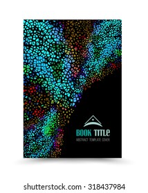 Cover design layout template in A4 size. Vector illustration. Can use for cover book, magazine, brochure, leaflet, flyer and publication.
