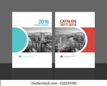 Cover design layout template vector EPS-10  for annual report and business catalog or magazine, flyer, booklet, brochure sample image with Gradient Mesh.