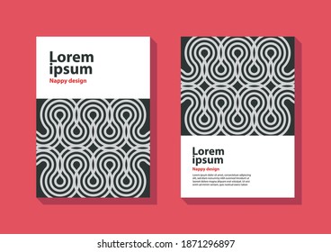 Cover-Design mit Linienelement
