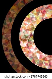 Cover design for magazine, book, splash, banner. Abstract vector background.