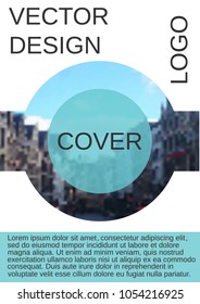 Cover design, magazine size a4. Future vector template for creating a fashionable abstract backdrop background for a booklet, flyer, modern poster layout, magazine. Eps 10.