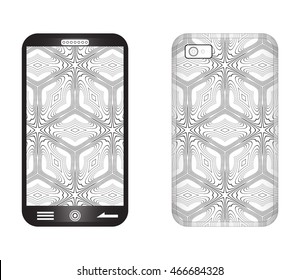 Cover design for mobile phone. vector illustration. for design