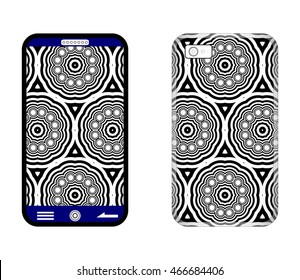 Cover design for mobile phone. vector illustration. for design