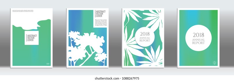 Cover design mockup. Gradient creative layout. Backdrop for corporate annual report, poster, magazine first page. Minimal leaflet, business flyer. Promotion concept card. A4 flat geometric cover