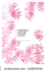Cover design mockup. Gradient creative layout. Background for corporate annual report, poster, magazine first page. Minimal leaflet, business flyer. Promotion concept card. A4 flat abstract cover
