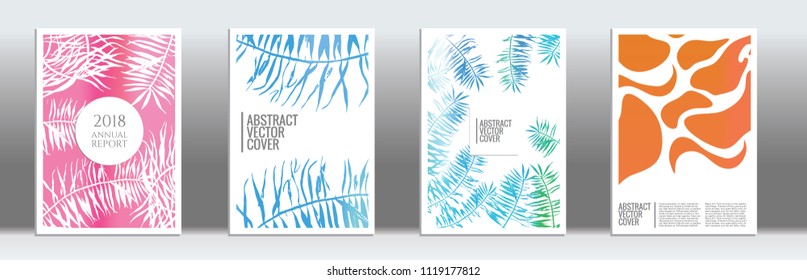 Cover design mockup. Gradient creative layout. Backdrop for corporate annual report, poster, magazine first page. Minimal leaflet, business flyer. Promotion concept card. A4 flat abstract art