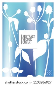 Cover design mockup. Gradient creative layout. Background for corporate annual report, poster, magazine first page. Minimal leaflet, business flyer. Promotion concept card. A4 flat geometric cover