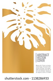 Cover design mockup. Gradient creative layout. Background for corporate annual report, poster, magazine first page. Minimal leaflet, business flyer. Promotion concept card. A4 flat geometric cover