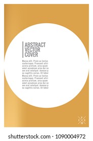 Cover design mockup. Notebook creative layout. Backdrop for corporate annual report, poster, magazine first page. Minimal leaflet, business flyer. Promotion concept card. A4 flat geometric cover