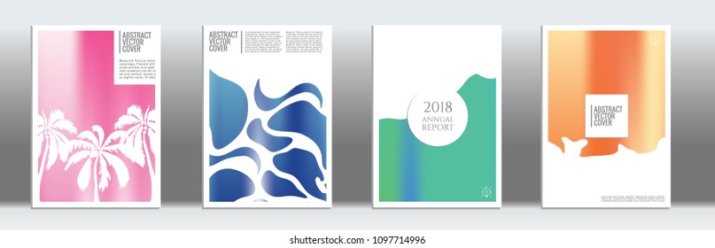 Cover design mockup. Notebook creative layout. Background for corporate annual report, poster, magazine first page. Minimal leaflet, business flyer. Promotion concept card. A4 flat abstract art