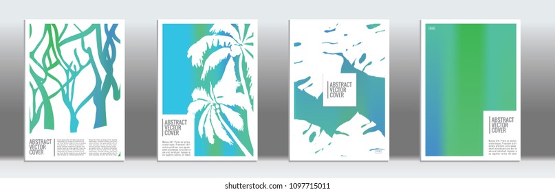 Cover design mockup. Notebook creative layout. Background for corporate annual report, poster, magazine first page. Minimal leaflet, business flyer. Promotion concept card. A4 flat geometric cover