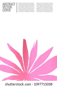 Cover design mockup. Notebook creative layout. Backdrop for corporate annual report, poster, magazine first page. Minimal leaflet, business flyer. Promotion concept card. A4 flat abstract cover