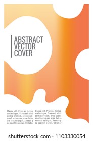 Cover design mockup. Notebook creative layout. Background for corporate annual report, poster, magazine first page. Minimal leaflet, business flyer. Promotion concept card. A4 flat abstract cover