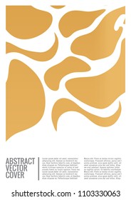Cover design mockup. Notebook creative layout. Background for corporate annual report, poster, magazine first page. Minimal leaflet, business flyer. Promotion concept card. A4 flat abstract cover