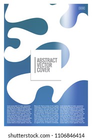 Cover design mockup. Notebook creative layout. Backdrop for corporate annual report, poster, magazine first page. Minimal leaflet, business flyer. Promotion concept card. A4 flat geometric cover