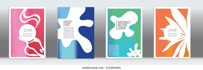 Cover design mockup. Notebook creative layout. Background for corporate annual report, poster, magazine first page. Minimal leaflet, business flyer. Promotion concept card. A4 flat abstract art