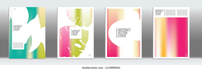 Cover design mockup. Notebook creative layout. Background for corporate annual report, poster, magazine first page. Minimal leaflet, business flyer. Promotion concept card. A4 flat abstract art