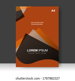 Cover design modern background. for cover book. Annual report. Brochure template, Poster, catalog. Simple Flyer promotion. magazine. Vector illustration