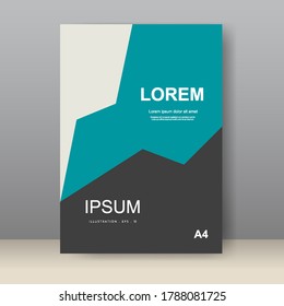 Cover design modern background. for cover book. Annual report. Brochure template, Poster, catalog. Simple Flyer promotion. magazine. Vector illustration