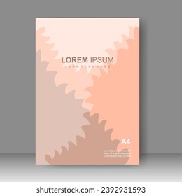 Diseño de carátula de fondo moderno. para portada, informe anual, plantilla de folleto, póster, catálogo, promoción de folleto simple, revista. Ilustración del vector