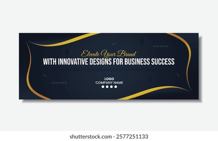 Cover design, Modern business social media cover design template