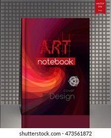 Cover design. The modern concept of design in the polygonal style. Cover for book, annual report, a notepad, a booklet.