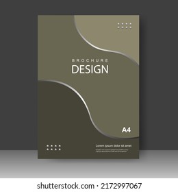 Cover design modern with line wave luxury Background. for cover book. Annual report. Brochure template, Poster, catalog. Simple Flyer promotion. magazine. Vector illustration