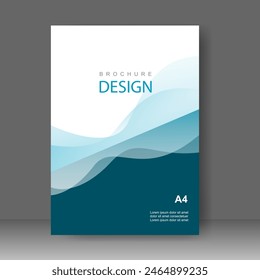 Cover design modern style. Annual report. Brochure template, catalog. Simple Flyer promotion. magazine. Vector illustration	