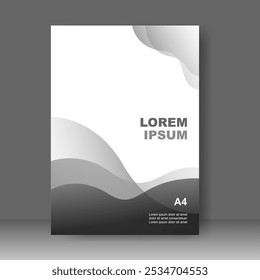 Cover design modern style. Annual report. Brochure template, catalog. Simple Flyer promotion. magazine. Vector illustration	