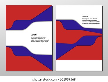 Cover design in modern style. Vector design.