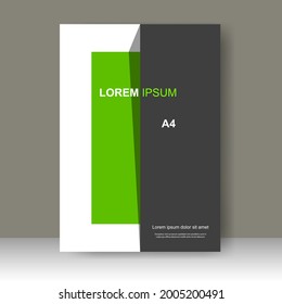 Cover design modern template. Annual report, Poster, Corporate business. Simple Flyer promotion. magazine. Vector illustration