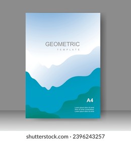 Cover design modern template. for cover book, brochure, poster, Annual report, flyer, catalog. Vector illustration