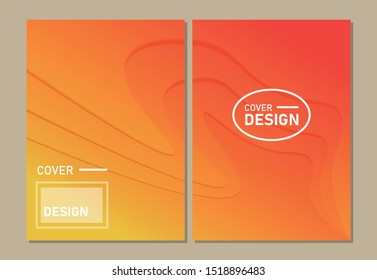 Cover design modern template paper cut design abstract background